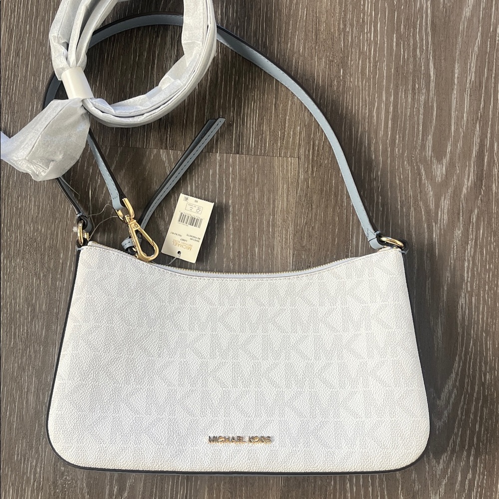 Michael Kors White Crossbody Bag